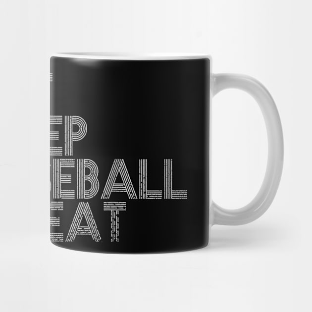 Eat Sleep Baseball Repeat Baseball Player Funny Baseball by zwestshops